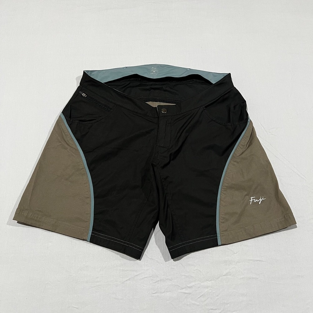 Fuji Simply Better Mens Black Brown Athletic Jujitsu Brazilian MMA Shorts Size L